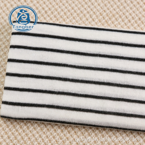 Tissu personnalisé textile à rayures en coton de haute qualité